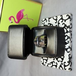 925 Sterling Silver cross ring/band